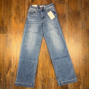 Buckle Flying Monkey High rise Wide leg size 24 medium wash jeans